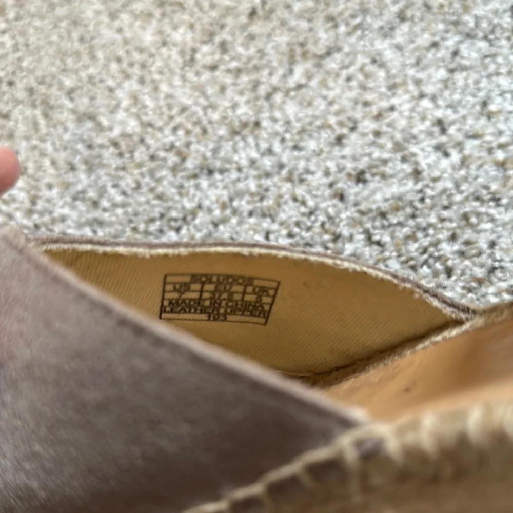 Soludos Tan Espadrille Wedge Sandals